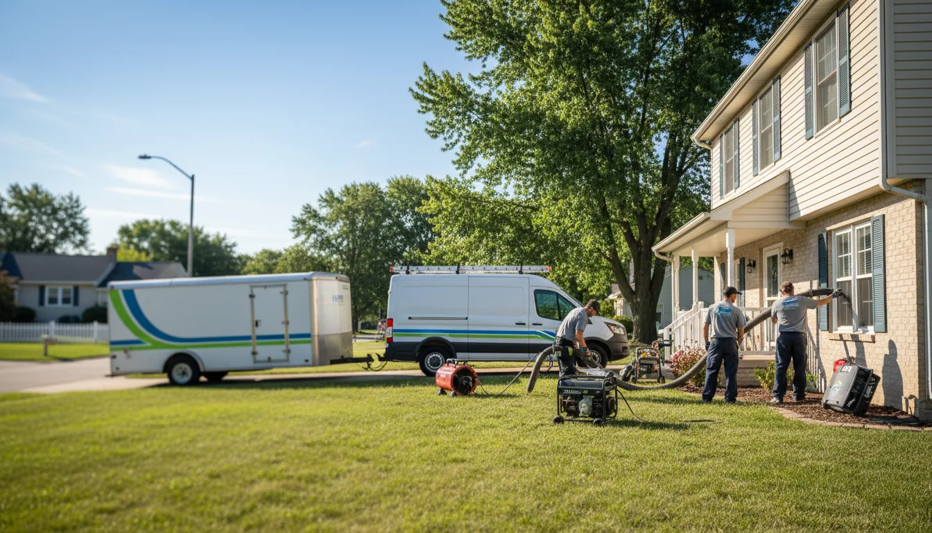 Flooded Basement Restoration And Cleanup With Repair in Stratford, WI near me